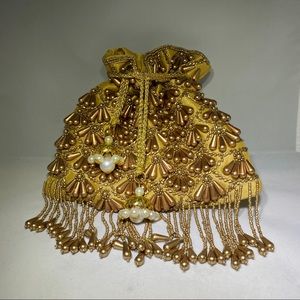 Gold Potli Bridal/Wedding bag